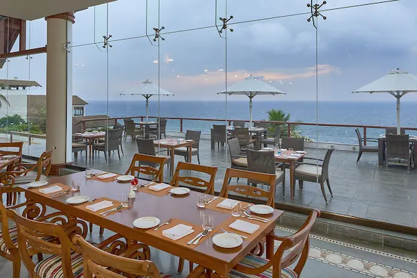The Terrace Restaurant at The Leela Kovalam
